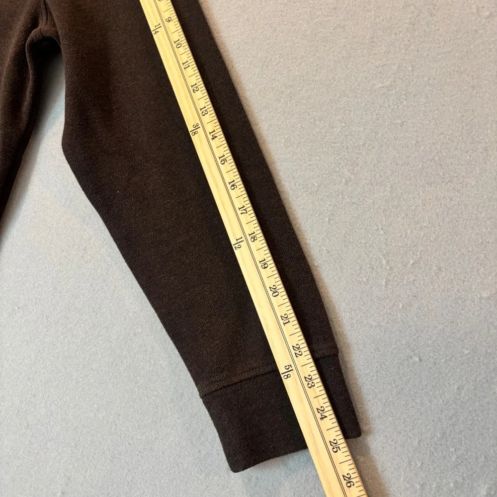 Jachs NY Mens Brown Wool Blend Crewneck Sweatshirt Pullover Size M 1799235